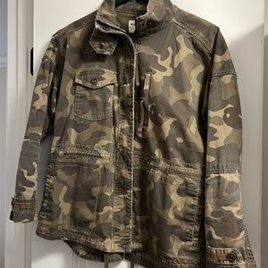 Anthropologie camo jacket